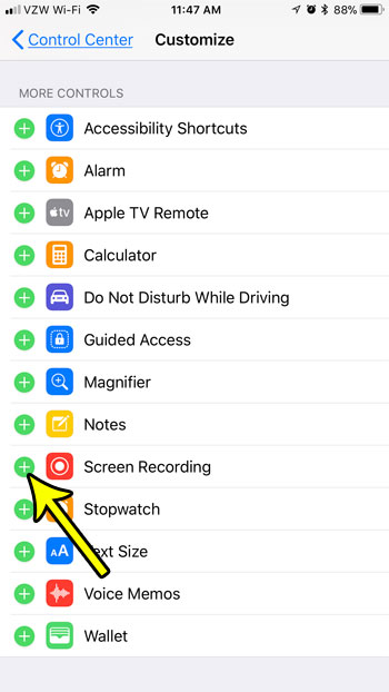 how to use iphone 7 screen recorder