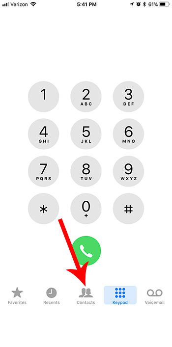 how can i change a contact phone number or name