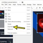how to make a copy of a picture in google slides