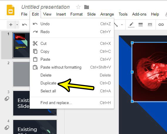 how to make a copy of a picture in google slides