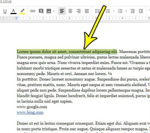 clear color from text in google docs