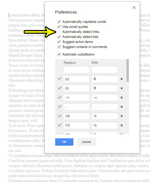 stop google. docs from opening attachments