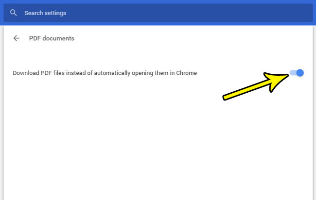 automatically download pdf in chrome