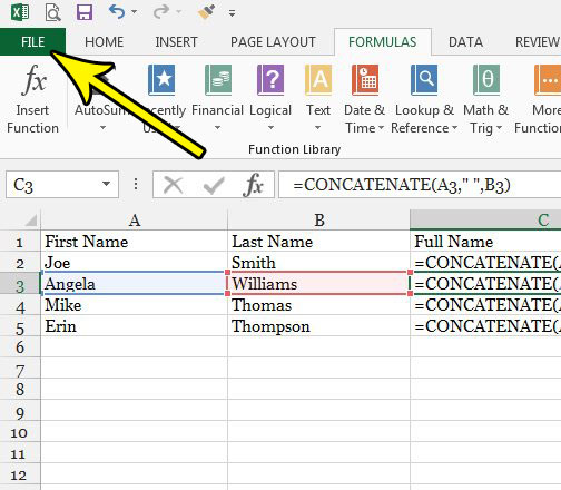 print with formulas instead of results in excel
