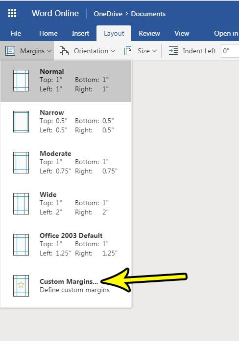 how to change the margins in word 2013 to normal