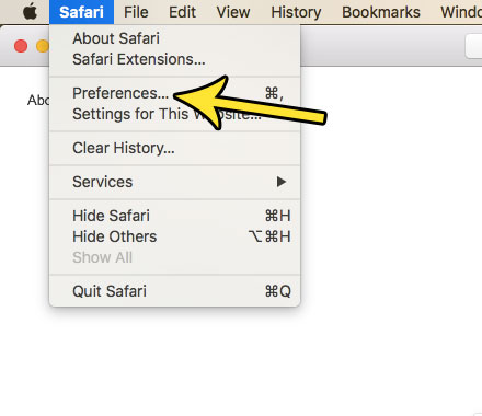 how to clear your history automatically in safari on a mac