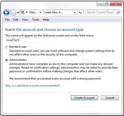How to Create a User Account in Windows 7 - 60