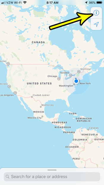 how to mark location in maps on iphone