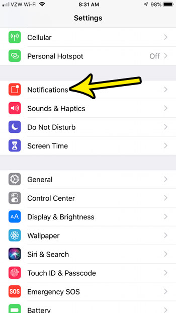 iphone screen time notifications