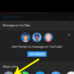 how to share a youtube link on an iphone