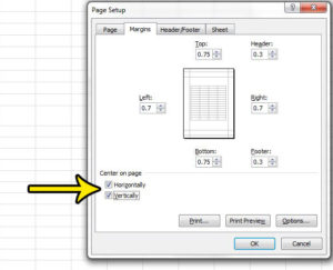 how to center horizontally vertically excel 2010 4 How to Center Worksheet Horizontally in Excel (and Vertically, Too)