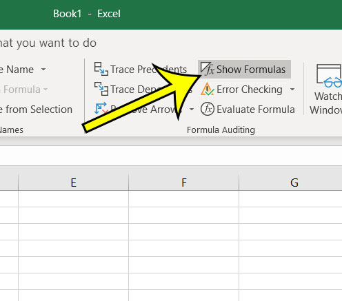 why is excel showing formulas instead of results