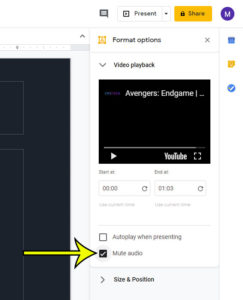 how mute audio video google slides 5 How to Mute Audio in a Video in Google Slides
