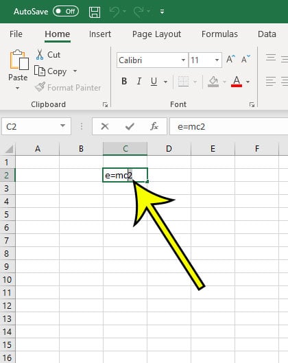 How to Make an Exponent in Excel - 58