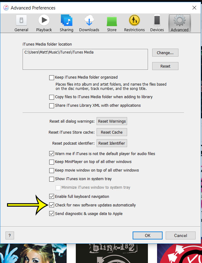itunes windows 10 how to check for updates automatically