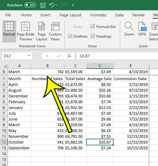 How to Freeze a Row in Excel - 82