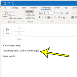how to strike through microsoft outlook 4 How to Strike Through Text in Microsoft Outlook