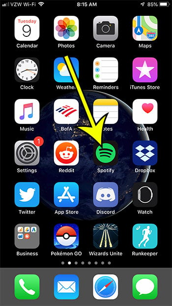 how to delete spotify account iphone