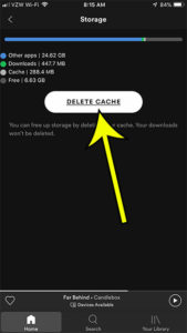 how delete cache spotify 4 How to Delete Your Spotify Cache on an iPhone
