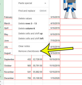 how remove checkboxes google sheets 3 How to Remove Multiple Checkboxes in Google Sheets