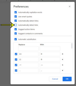 how stop google docs creating lists 3 How to Stop Google Docs from Turning Text Into Lists
