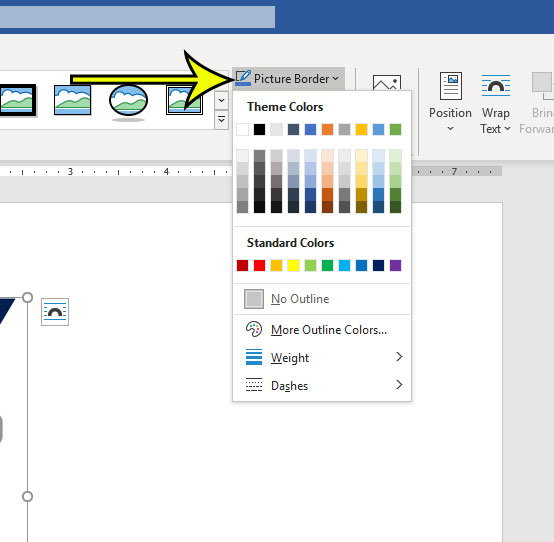 How to Draw a Border Around a Picture in Microsoft Word