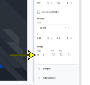how rotate picture google slides 6 How to Rotate an Image in Google Slides