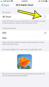 how disable 3d touch ios 13 5 How to Turn Off 3D Touch in iOS 13 on an iPhone