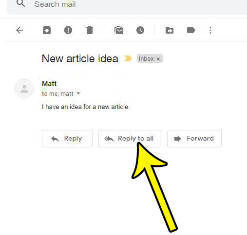 how to reply all in Gmail