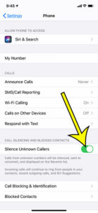 how to silence unknown callers iphone 3 How to Silence Unknown Callers on an iPhone 11