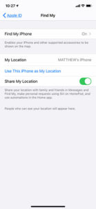 how to see who you are sharing your location with on an iPhone