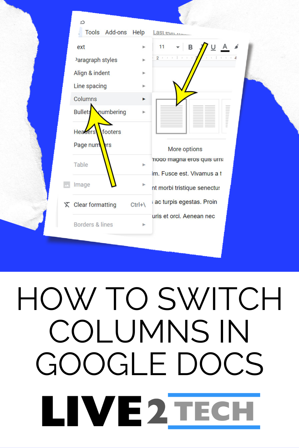 How To Insert Rows And Columns In Google Docs