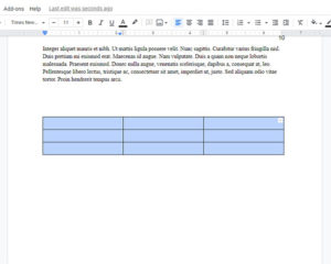 how to make a picture smaller on google docs