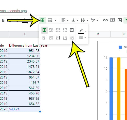 How to Remove Lines in Google Sheets - 3