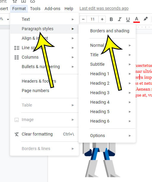 How to Adjust Google Docs Horizontal Line Thickness - 7