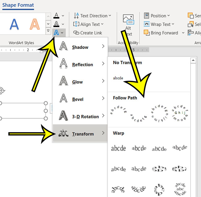 How to Curve Text in Word for Office 365 - 24