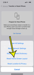 how to sort iPhone apps alphabetically