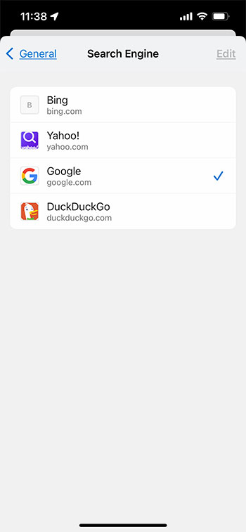 how to change default search engine edge iphone 6 How to Change the Default Search Engine in Edge on an iPhone