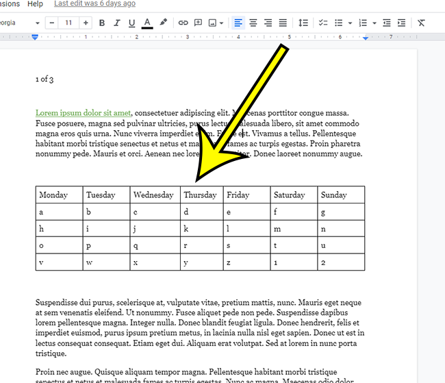 How to Delete a Table Row in Google Docs - 89