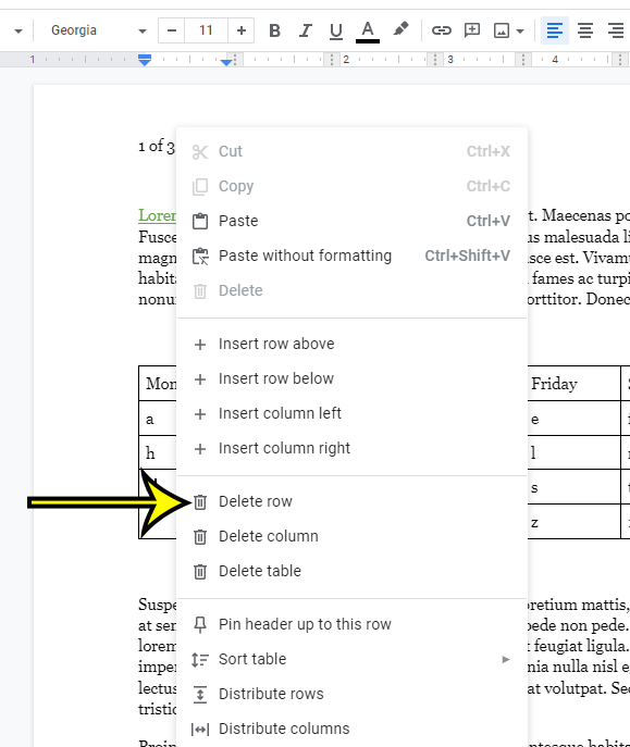 How To Add Row In Google Docs