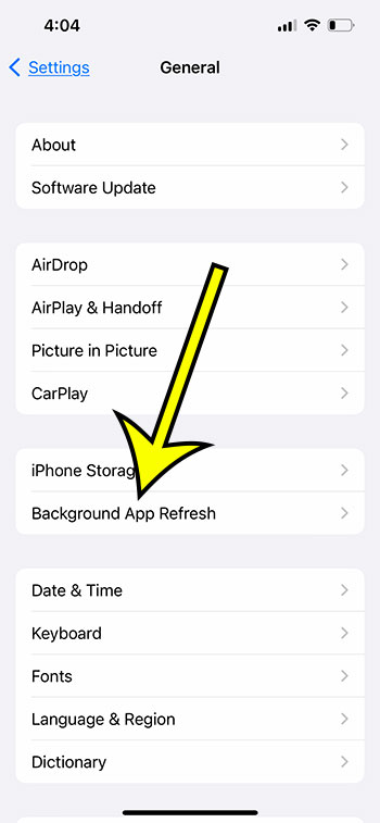 how to turn off background app refresh iphone 3 How to Turn Off Background App Refresh iPhone 13 Settings