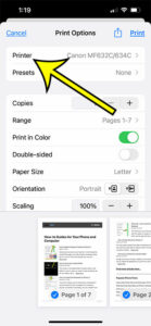 how to add a printer to iPhone