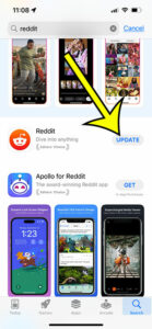 how to check if an iPhone 13 app has an update available
