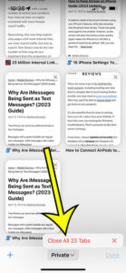 How to Close All iPhone 13 Safari Private Tabs