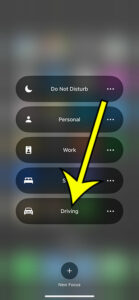 how to turn off automatic driving mode on iPhone 13