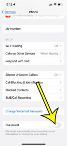 how to turn off dial assist on iPhone 13