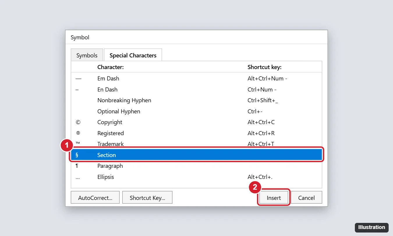 Layout tab Breaks menu with the Next Page section break highlighted